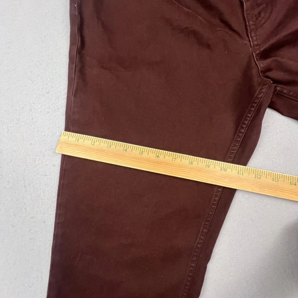 Banana Republic Traveler Pants Mens 34x34 Brown Athletic Tapered Twill Casual